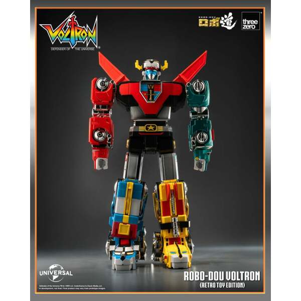 Voltron: Defender of the Universe Figura Robo-Dou Voltron Retro Toy Edition 27 cm