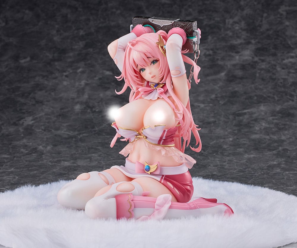 With the Snap of My Fingers, Forced Ovulation Hypnosis Estatua 1/5 Marble, the Heroine of Justice DX Ver. 19 cm