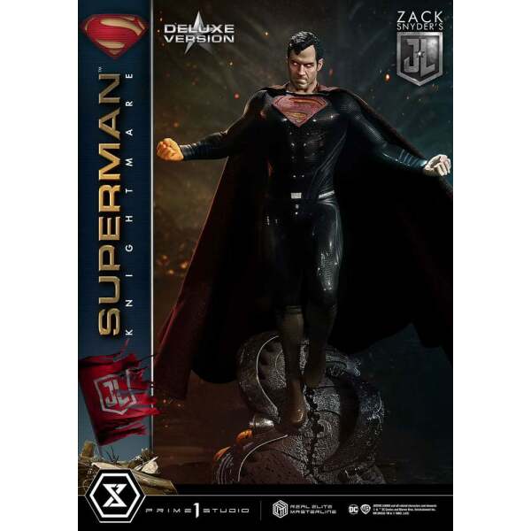 Zack Snyder's Justice League Estatua Real Elite Masterline Series 1/3 Superman Knightmare Color Edition Deluxe Ver. 95 cm