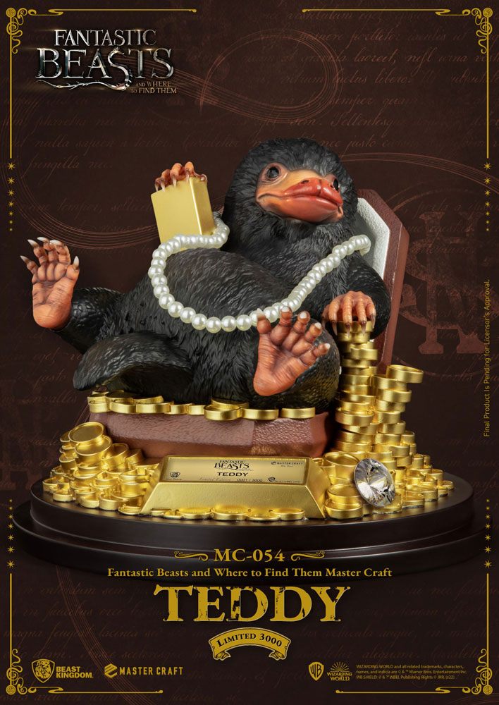 Animales fantásticos Estatua Master Craft Teddy 21 cm
