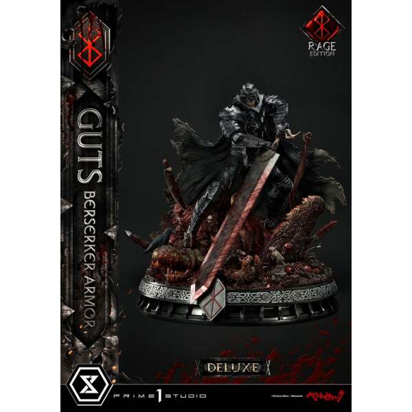 Berserk Estatua 1/4 Guts Berserker Armor Rage Edition Deluxe Version 67 cm