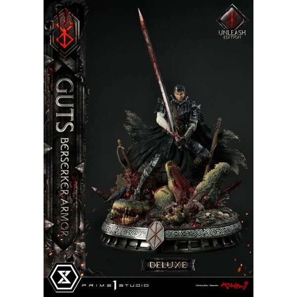Berserk Estatua 1/4 Guts Berserker Armor Unleash Edition Deluxe Version 91 cm