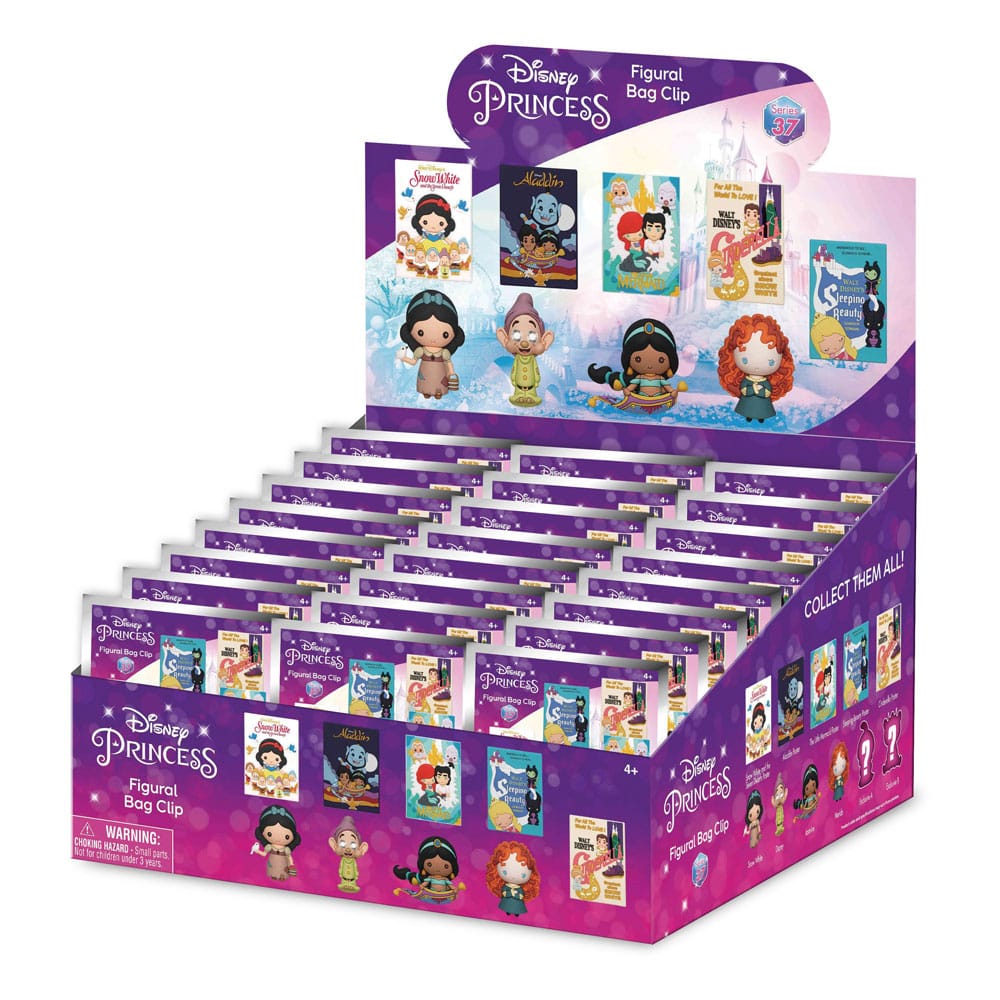 Disney Colgantes PVC 3D Ultimate Princess Series 37 Expositor (24)