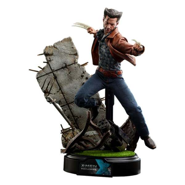Figura Wolverine 1973 Version Deluxe Version X-Men Días del futuro pasado Movie Masterpiece 1/6 30 cm