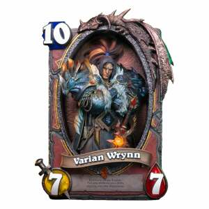 Hearthstone Estatua 3D Art Frame Varian Wrynn 31 cm