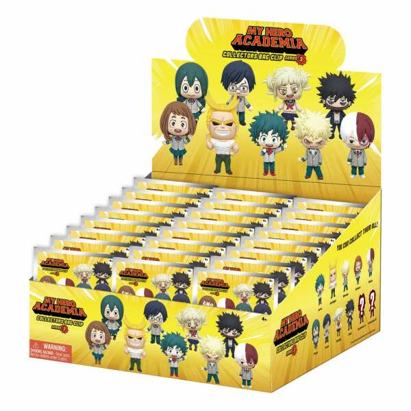My Hero Academia Colgantes PVC 3D Series 3 Expositor (24)
