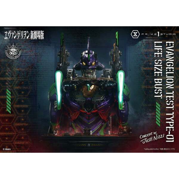 Neon Genesis Evangelion Busto tamaño natural Test Type-01 (Concept by Josh Nizzi) Bonus Ver. 86 cm