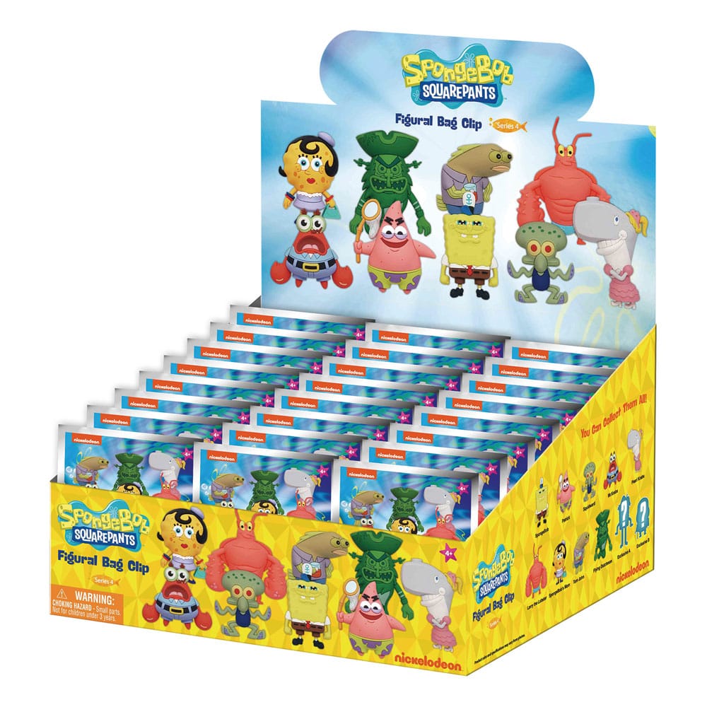 Nickelodeon Classics Colgantes PVC 3D Series 4 Expositor (24)