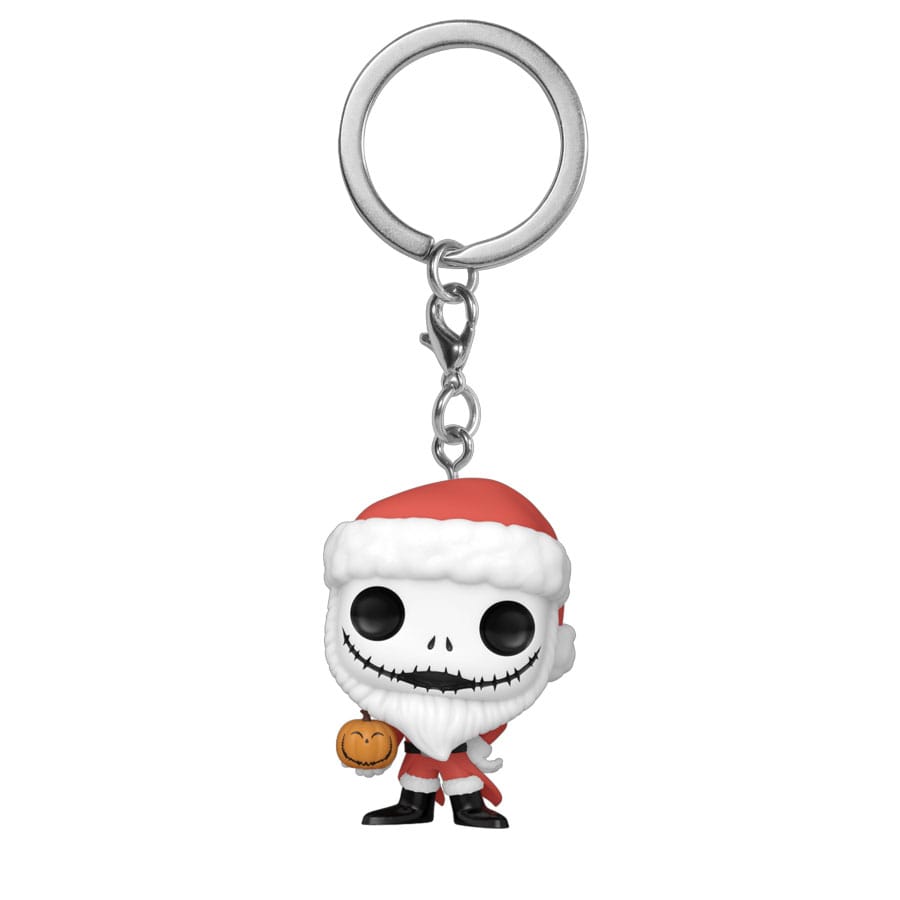 Pesadilla Antes De Navidad Llaveros Pocket POP! Vinyl Santa Jack W/Jackolantern 4 Cm Expositor (12)