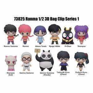 Ranma 1/2 Colgantes PVC 3D Series 1 Expositor (24)
