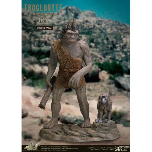 Ray Harryhausen's Estatua Soft Vinyl Troglodyte Deluxe Version 30 cm
