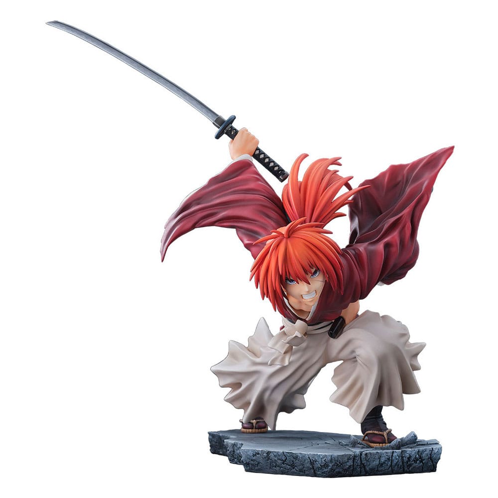 Rurouni Kenshin: Meiji Kenkaku Romantan Kyoto Douran Estatua PVC 1/6 Kenshin Himura Amakakeruryuunohirameki Ver. 26 cm