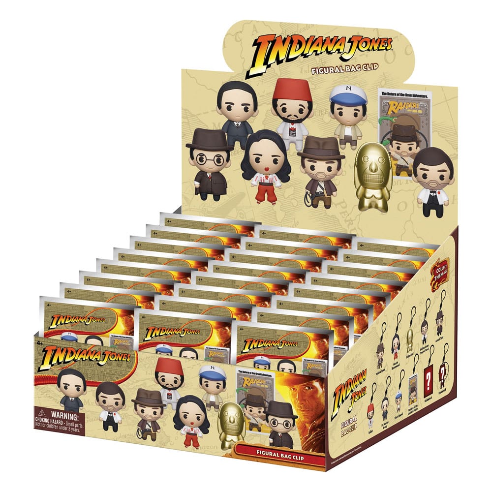 Indiana Jones Colgantes PVC 3D Expositor (24)