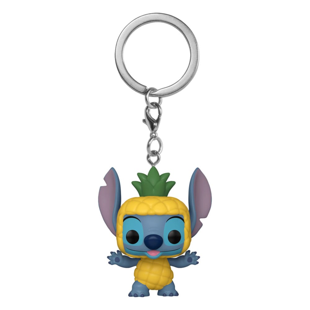 Lilo & Stitch Llaveros Pocket POP! Vinyl Stitch As Pineapple 4 Cm Expositor (12)