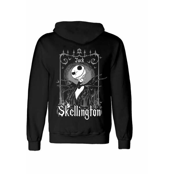 Pesadilla antes de Navidad Sudadera capucha Jack Skellington In Frame Black And Back talla S