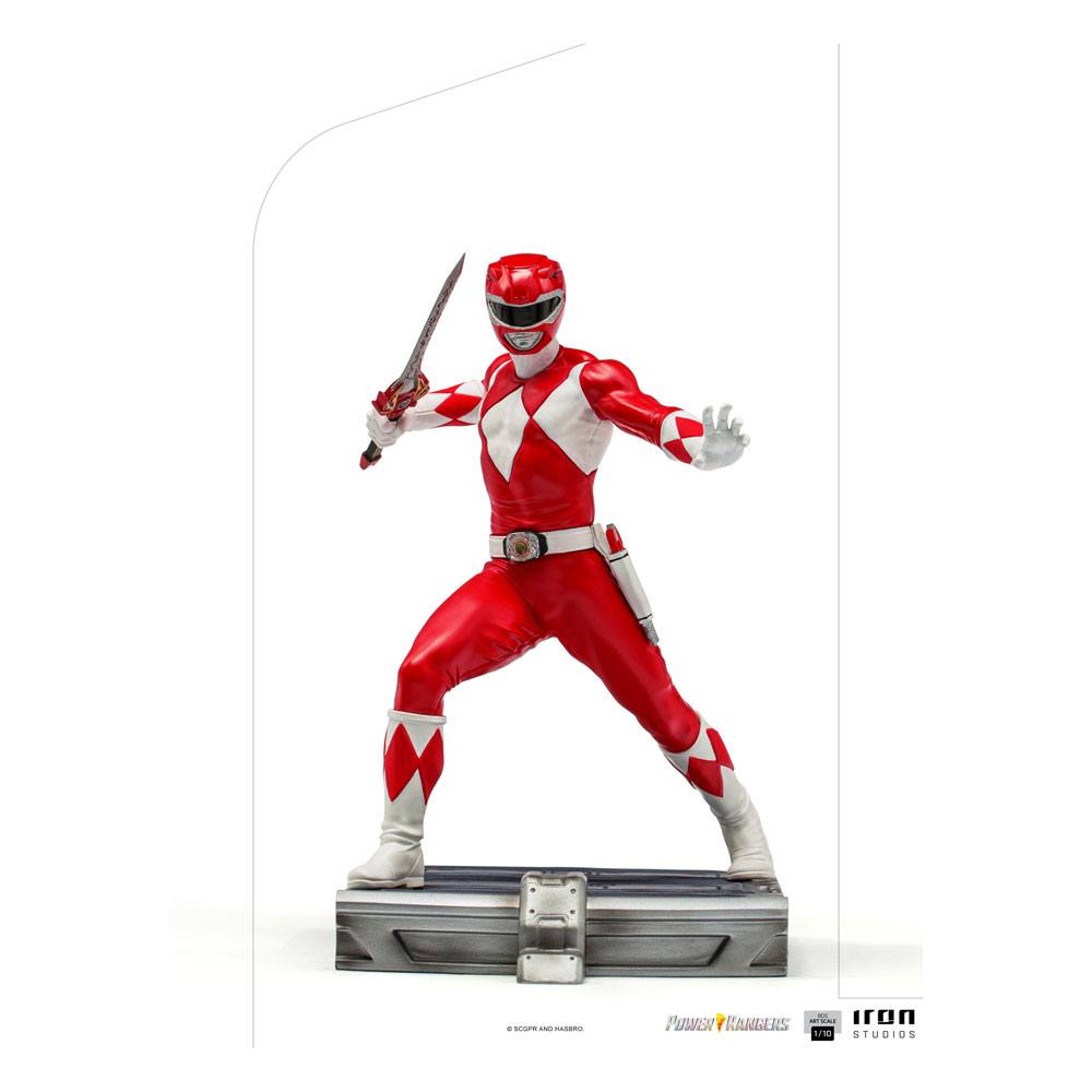 Power Rangers Estatua 1/10 BDS Art Scale Red Ranger 17 cm