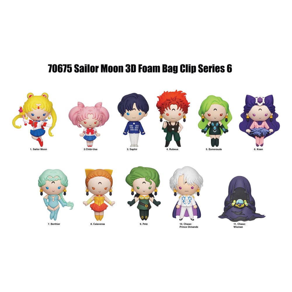 Sailor Moon Colgantes PVC 3D Expositor Series 6 (24)