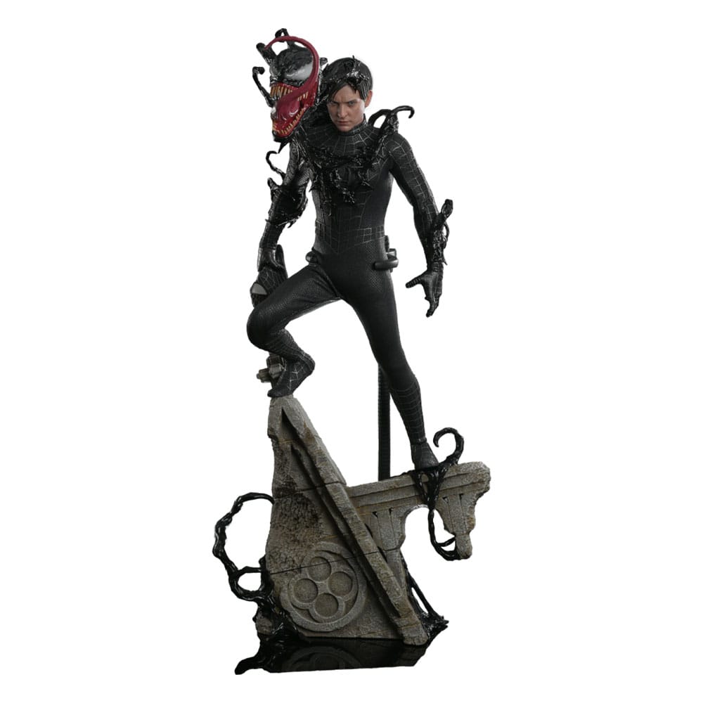 Spider-Man 3 Figura Movie Masterpiece 1/6 Spider-Man (Black Suit) (Deluxe Version) 30 Cm