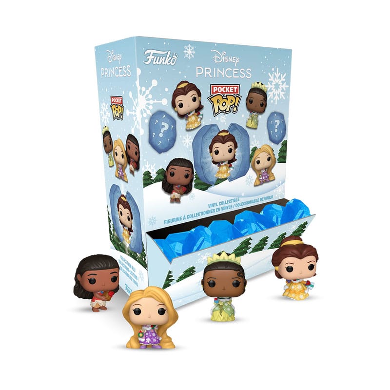 Disney Princess Figura Pocket POP! Vinyl Ice 4 cm Expositor (12)