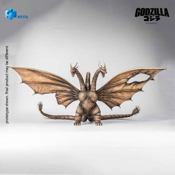Godzilla vs. King Ghidorah (1991) Figura Exquisite Basic King Ghidorah Battle Damaged Version 33 cm