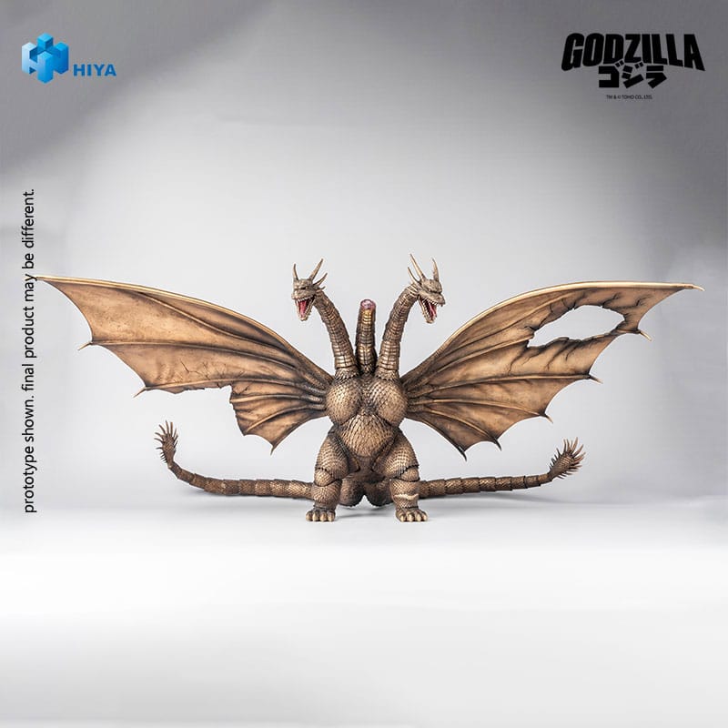 Godzilla Vs. King Ghidorah (1991) Figura Exquisite Basic King Ghidorah Battle Damaged Version 33 Cm