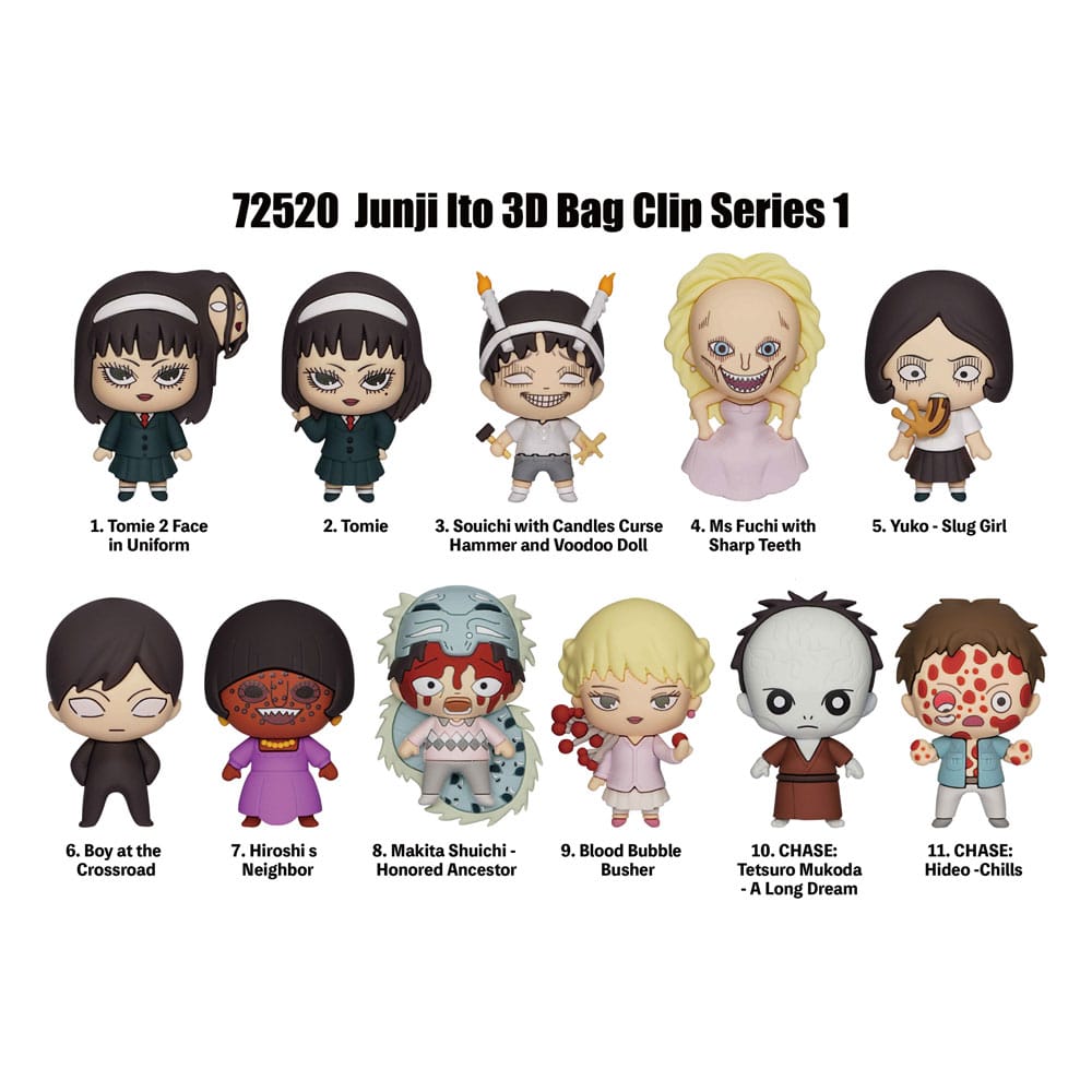 Junji Ito Collection Colgantes PVC Series 1 Expositor (24)