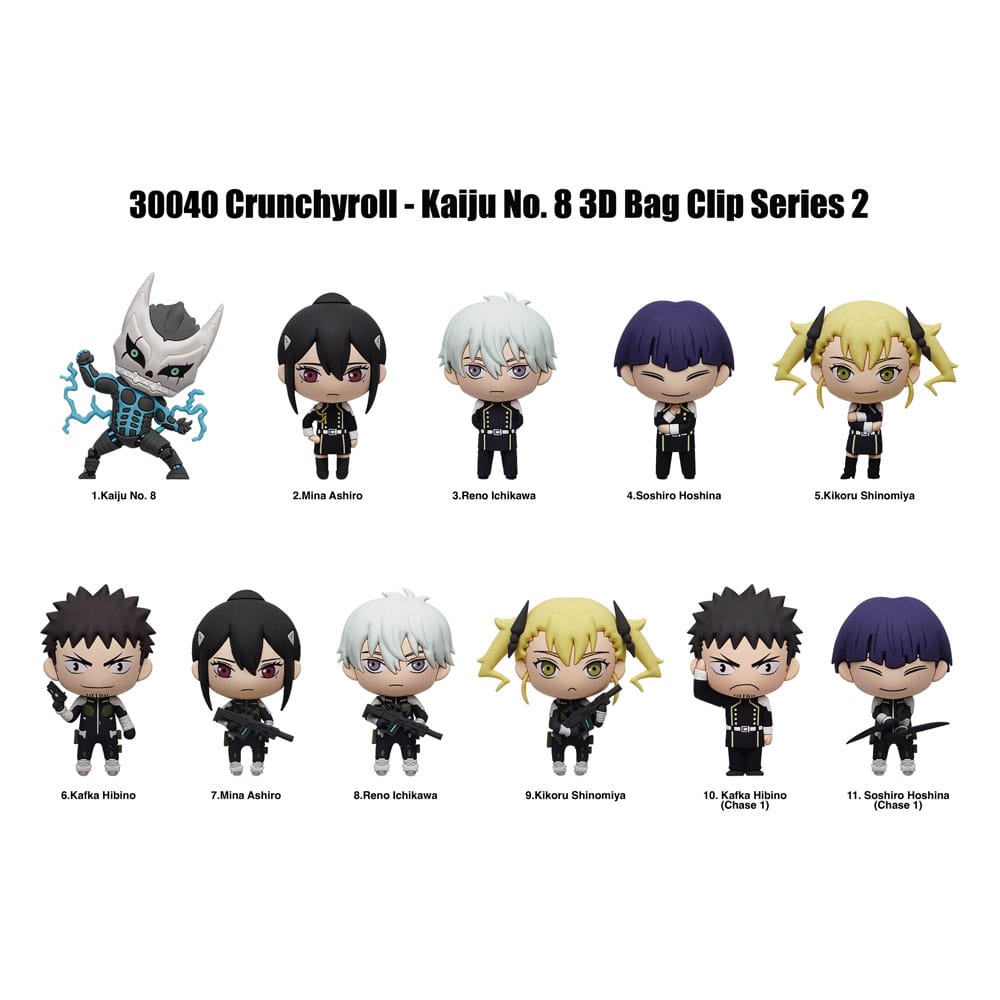 Kaiju No. 8 Colgantes PVC Series 2 Expositor (24)
