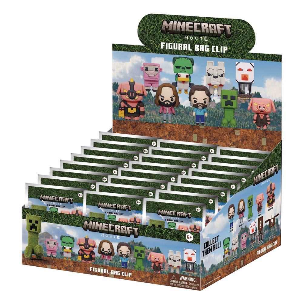 Minecraft Colgantes PVC 3D Expositor Series 1 Display (24)