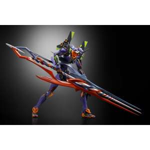 Neon Genesis Evangelion Figura Diecast Metal Build Eva Test Type-01 30th with the Spear of Gaius 22 cm