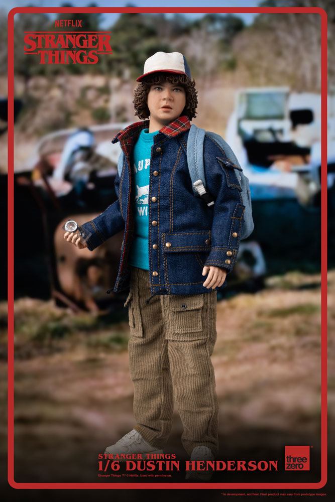 Stranger Things Figura 1/6 Dustin Henderson 23 Cm