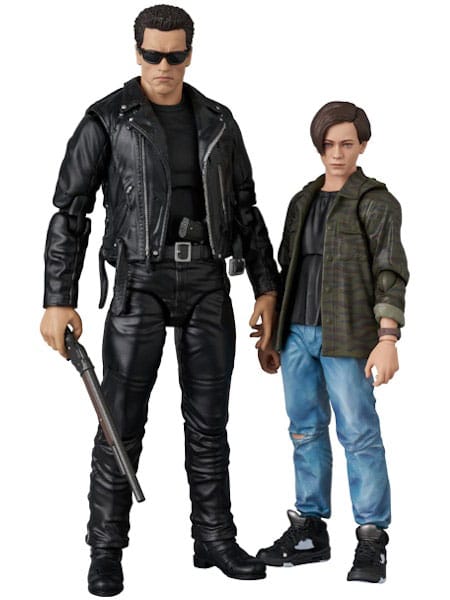 Terminator 2 Figura MAFEX T-800 (T2 Ver.) & John Connor 16 Cm