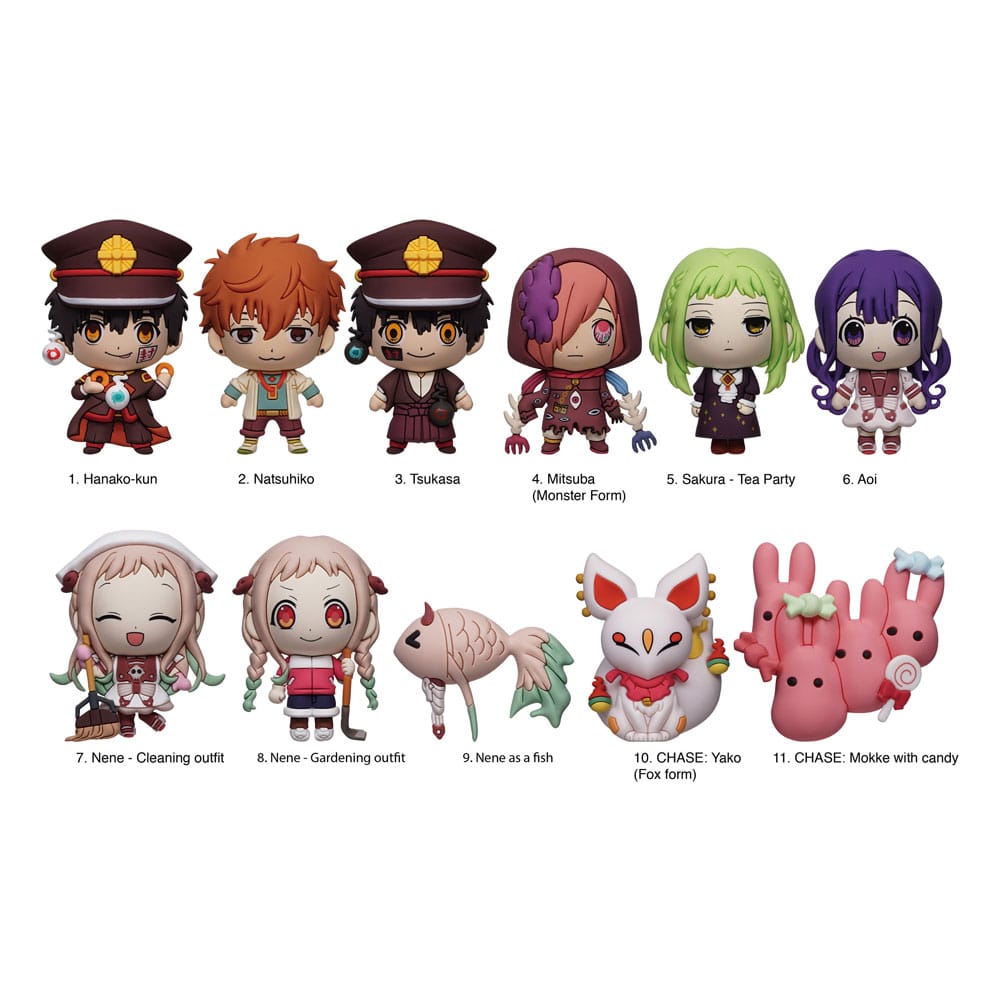 Toilet-Bound Hanako-kun Colgantes PVC 3D Series 2 Expositor (24)
